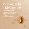 Higher Nature - Omega 3 2000mg with 1000mg EPA & 500mg DHA Per Serving - Super Potency Omega 3 True Food Formula Fish Oil Supplement - Supports Eye, Brain & Heart Health - 60 Capsules view 3