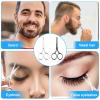 Gjinxi 2Pcs Nose Hair Scissors, Eyebrow Safety Nose Hair Trimmer for Men Women Lace Eyebrow Scissors Small Travel Face Cutting view 2