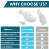 1200ml Unisex Urinal Bottle and Funnel - Easy Grip Handle, Portable Leak Proof Pee Bottle for Men and Women with Lid, Portable Travel Toilet, Ideal for Travel, Caravans, Festivals, Elderly Care view 3