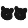 Pet Hair Removal Tool, Dog Hair Remover Cat Hair Remover Reusable Washing Machine Dog Hair Catcher Laundry Pet Hair Remover Black Cute Bear Shaped Laundry Hair Catcher for (10 Pcs) view 2