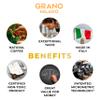New Grano Milano Lungo Coffee Capsules- 100 Aluminium Coffee Pods Compatible with Nespresso Original line,100% Arabica Medium Roast - Intensity 8/12, Made in Italy view 2