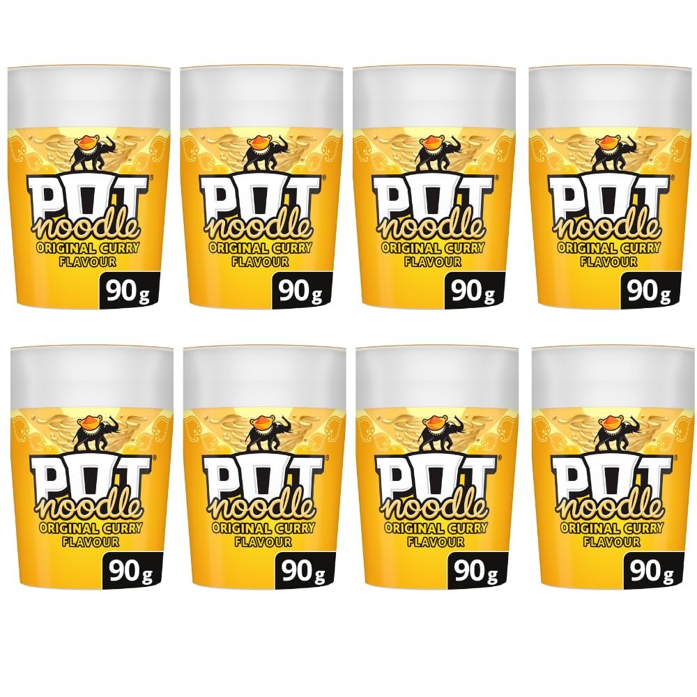 Noodle Original Curry Flavour 90g - Weight: 90g (Approx.) - Pack Of 8