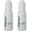 Regrowz Beard Oil for Men 2x 30ml  Nourishing Beard Growth Serum with Coconut & Jojoba Oils  Hydrates, Softens & Relieves Itchy Beards  Promotes Thicker, Fuller Beard  Beard Oil For Men Growth view 1
