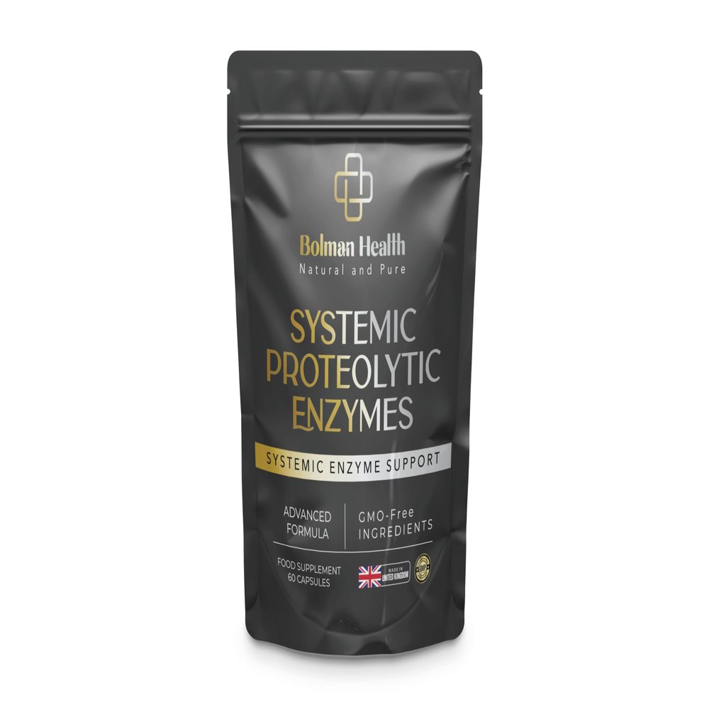 Systemic Proteolytic Enzymes | Advanced Enzyme Complex | Supports Inflammation Response, Repair & Recovery | Digestive & Immune Health | 60 Vegan Capsules | GMO-Free | Made in UK