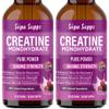 Creatine Monohydrate Drops 60ml - Liquid Alternative to Creatine Monohydrate Powder, Ideal for Gym Performance, Bulk Creatine Formula, Supports Muscle Growth, Recovery, and Energy - Berry Flavour view 1