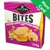 Jacob's Bites Mature Cheddar & Onion Crackers (125g x 2) - Savory Snack with Bold Cheddar & Onion Flavor for Sharing & On-the-Go view 2