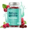 Ashwagandha High Strength Gummies | 1200mg Organic Ashwagandha Gummies with 5% Withanolides Relaxation Stress Relief Supplements | Raspberry Flavour - Vegan - Pack of 1 (Pack of 1) view 1