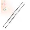 minkissy 3sets Double-end Ear Spiral Ear Spoon Stainless Steel Remover Massage Tool 2pcs*3 view 2
