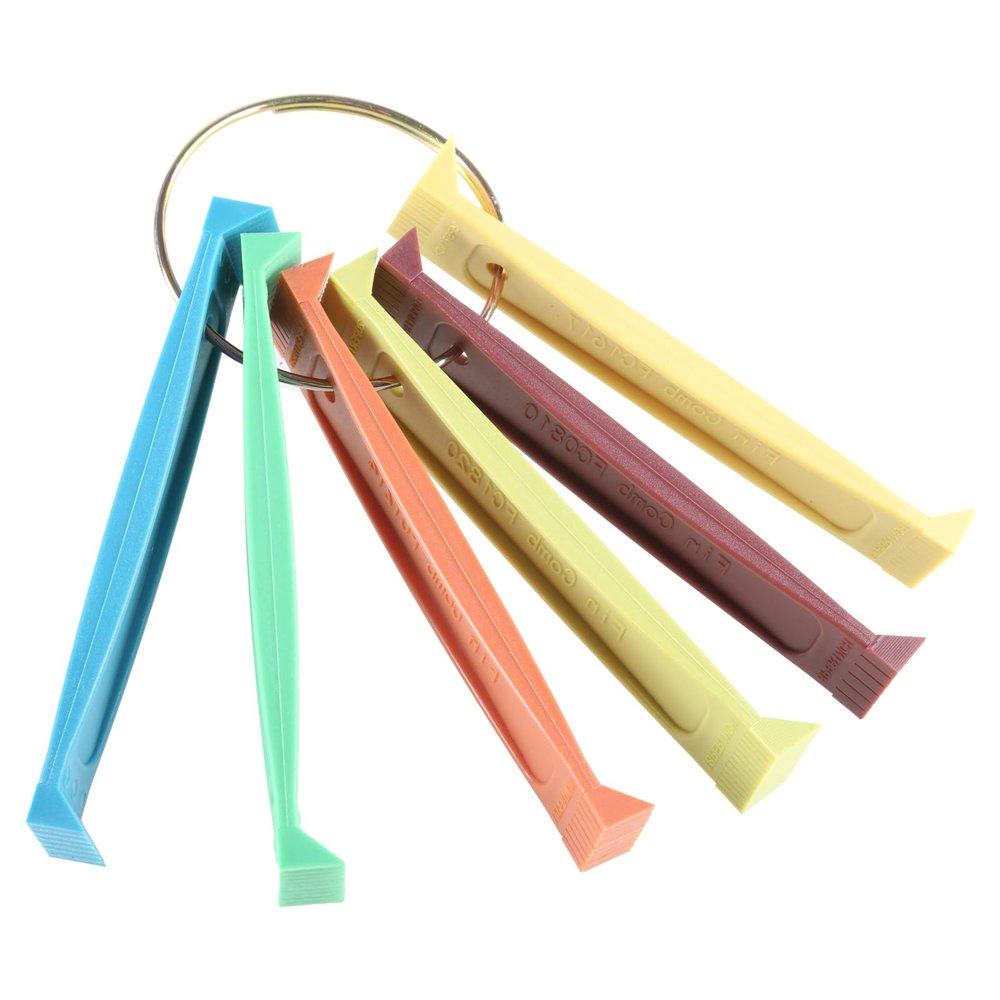 Fin Comb Cleaner Set HVAC Coil Washing Brush Different Fin Combs Condenser Fin Straightener Tool