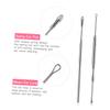 Didiseaon 6pcs Stainless Steel Spoon Set for Removal Cleaning Tool at Home Travel view 3