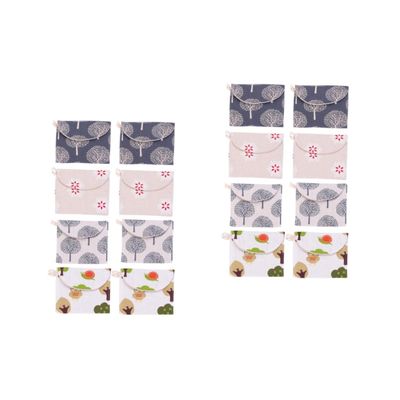 FOMIYES 16pcs Sanitary Napkin Pouch Case Organiser Portable Storage Bags and Nursing Pad Holder for Toiletry Bags and Travel Use Style