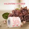 Beavorty 2 Rolls Decorative Toilet Paper Valentine Pattern Toilet Paper Valentine Printing Tissue Roll for Bathroom Decor Kitchen view 3