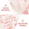 Beavorty 2 Rolls Decorative Toilet Paper Valentine Pattern Toilet Paper Valentine Printing Tissue Roll for Bathroom Decor Kitchen view 4