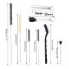 Detail Cleaning Repair Tool 17pcs/Set Air Brush Cleaning for Maintenance Hand Tools view 3