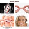 Dazzluxe 1 Pairs False Teeth Veneers Top And Bottom Instant Veneers Fake Teeth Cosmetic Dentures Veneers Teeth Whitening Temporary Smile Prosthesis Teeth for Men Women Adult view 4