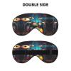 Cool Drums Set Print Block Out Light Eye Sleep Mask,Soft Breathable Eye Cover, for Sleeping Travel Home Nap view 2
