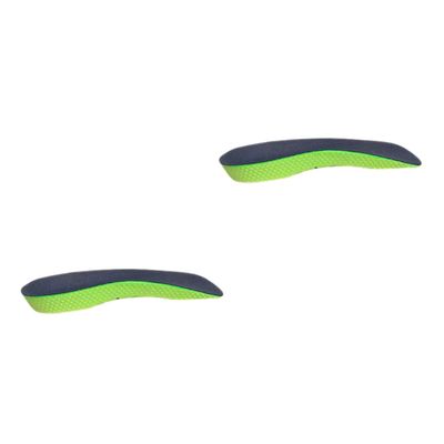 Didiseaon 2pcs Unisex Eva Insole Half-pad Correction Shock-Absorbing Breathable Insoles for Arch Support for Flat Foot Correction and Sports Activities