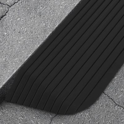 qohoio Threshold Ramp 110x32x3.8 cm Rubber-Rubber Threshold Ramp,Self Adhesive Door Floor Transition Strip,Flooring Threshold Ramp Reducer,Door Strip Trim Bar for Carpet Threshold Transition
