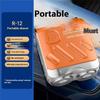 Beard Shaver Traveler Mini and Portable Suitcase Design Double-Ring Magnetic Cutter, Mini Shavers for Men, Electric Beard Shaver, Gift for Men, Portable Mini Electrict Shaver, Ipx7 Waterproof (Black) view 3