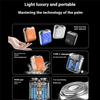 Beard Shaver Traveler Mini and Portable Suitcase Design Double-Ring Magnetic Cutter, Mini Shavers for Men, Electric Beard Shaver, Gift for Men, Portable Mini Electrict Shaver, Ipx7 Waterproof (Black) view 4