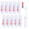 10 Pcs Mini Toothbrush, Travel Toothbrush Set with Mini Toothpaste, Portable Toothbrush for Families Travel Business Trip Camping Outdoor Activities view 1
