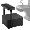 TONESLY Independent Footrest for Backwash Beauty Spa Shampoo Bowl and Chair Set,Footstool for Spa Beauty, Ottoman for Shampoo Station Chair in Salon and Spa (Black) view 1