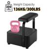 TONESLY Independent Footrest for Backwash Beauty Spa Shampoo Bowl and Chair Set,Footstool for Spa Beauty, Ottoman for Shampoo Station Chair in Salon and Spa (Black) view 3