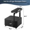 TONESLY Independent Footrest for Backwash Beauty Spa Shampoo Bowl and Chair Set,Footstool for Spa Beauty, Ottoman for Shampoo Station Chair in Salon and Spa (Black) view 4