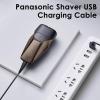 Universal USB Charger for Panasonic Shavers, UK Plug 5.4V Power Supply Cord Replacement Cable Compatible with Panasonic ES-LV97 ES-LA63 RE7-51 RE7-59 RE740 RE768 ERGC20 Lasting PVC Cable (Black) view 4