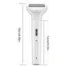 Electric Razro Womens Hair Trimmer For Face Nose BrowsBeard Arm Leg Armpit Painless 5 In 1 Womens Body Shaver view 3