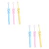 minkissy 6pcs Boys and Girls Toothbrushes Manual Cartoon Teeth Cleaning Rabbit Design for Boy Girl Toothbrushes Years view 1