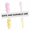 minkissy 6pcs Boys and Girls Toothbrushes Manual Cartoon Teeth Cleaning Rabbit Design for Boy Girl Toothbrushes Years view 3