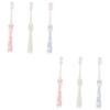 minkissy 6pcs Straw Cartoon Toothbrush for Boys and Girls Boy Girl Oral Care Bristle Brush for First Toothbrush and Daily Use view 1