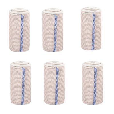 Pack Of 6 Multiple Purpose Elastic Bandages Comfortable Compression Wrap For Sports And Recovery Compression Ankle Tape