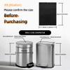 TARUNMO Bin Liners 20-30L,Black Pedal Bin Liners Red Drawstring,Strong Bin Bags Unscented for Office,Bin Liner Heavy Duty 54X62cm (100) view 2