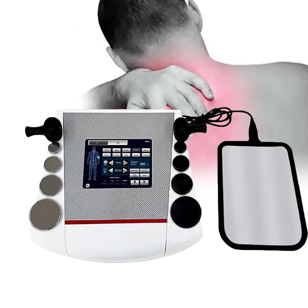COYEUX Tecar Therapy Diathermy Machine, 4 Modes and 10 Body Parts To Choose From, 300~448KHz Therapy Machine For Body Pain, CET RET for Sports Rehabilitator Sport Therapist