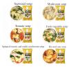 Freeze dried instant vegetable soup,healthy breakfast,Soups,Stews & Chillies,brewed instant soup,sour and spicy tomato soup,fresh soup,soup gift (Spinach tomato and enoki mushroom soup,5 packs) view 2