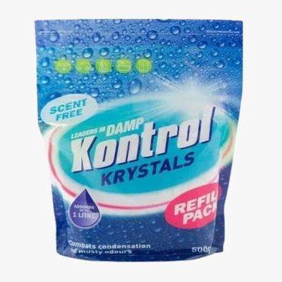Kon-trol Refill Damp Moisture Trap Absorber Crystals 500g (Scent-Free) Unscented Dehumidifier Refill Packs Available in 1.5kg, 5kg, 7.5kg, 10kg, 12.5kg Combats Condensation & Musty Odor (12.5 kg)