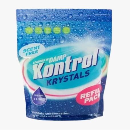 Kon-trol Refill Damp Moisture Trap Absorber Crystals 500g (Scent-Free) Unscented Dehumidifier Refill Packs Available in 1.5kg, 5kg, 7.5kg, 10kg, 12.5kg Combats Condensation & Musty Odor (12.5 kg)