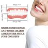 Dazzluxe 2 Pairs Instant Veneers Dentures, Clip in Veneers Teeth Top And Bottom, Snap on Veneers Teeth Fake Teeth, Cosmetic False Teeth Whitening Veneers for Cover Imperfect Teeth view 4