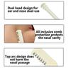 6 Pcs Double Sided Nose Hair Knife, Portable Nasal Hair Cutter Rotating, Double Head Rotating Nose Hair Trimmer, Double Head Nose Trimmer, 2 in 1 Nose Hair Trimmer, for Men and Women view 3