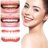 Dazzluxe 2 Pairs Teeth Veneers Fake Teeth, Perfect Smile Cosmetic Veneer False Teeth, Temporary Whitening Snap on Veneers Teeth for Men Women Regain Confident Smile view 2