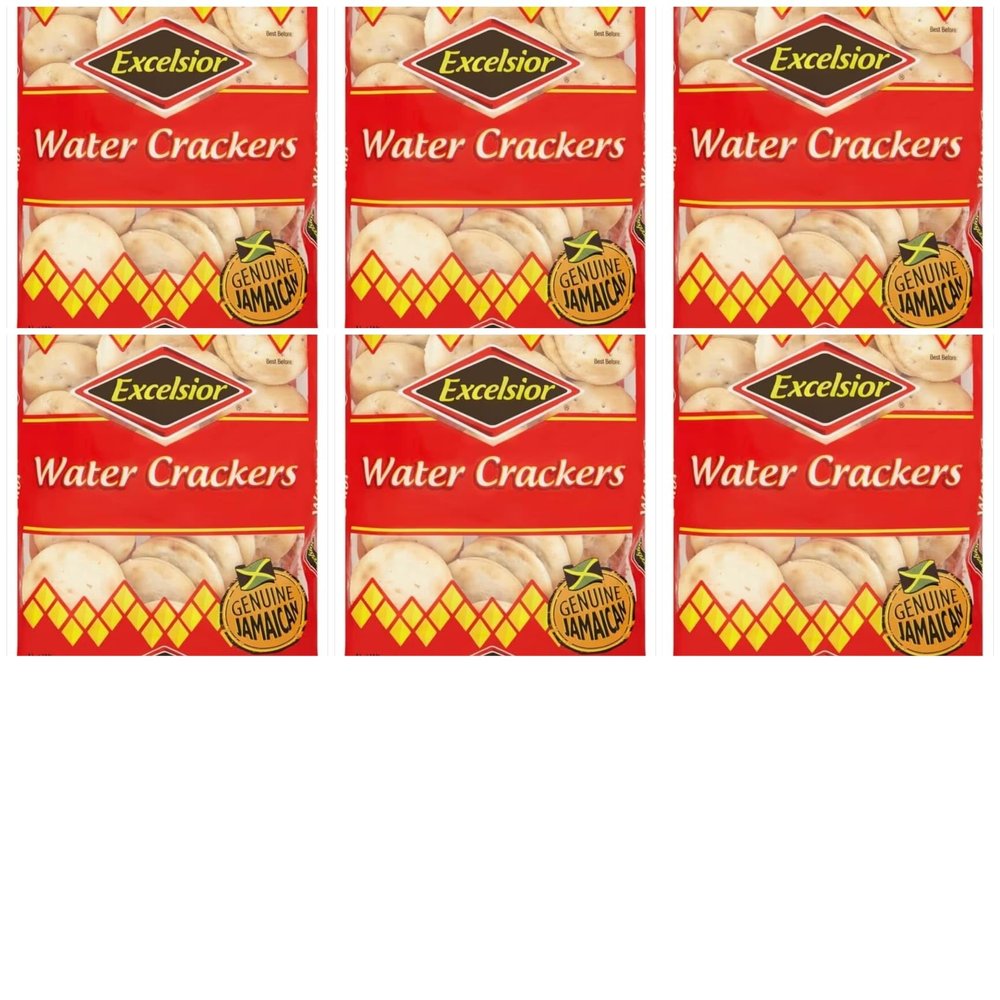 Excelsior Water Crackers, Pack of 6, 6x300g