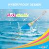 Brush-Baby KidzSonic Toothbrush for Kids Children Toddlers 3+ Years | Soft Bristles & Replaceable Brush Head| Two Minute Smart Timer | Easy Brushing with Light Handle | AAA Battery Powered | Blue view 2
