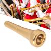 Brass Trumpet Mouthpiece Set for Beginners and Pros - Gilded Bright Performance Accessories view 2