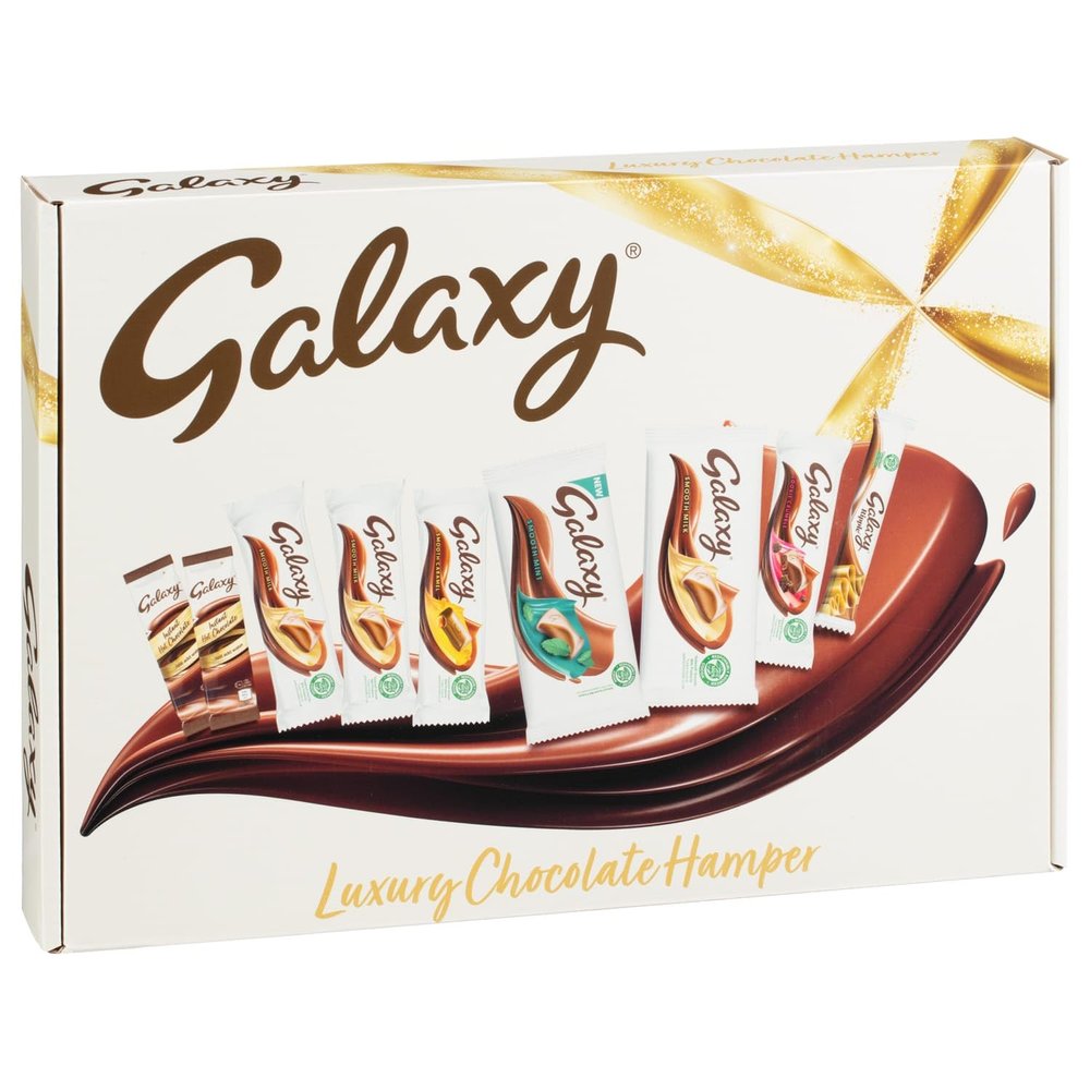 Luxury Chocolate Hamper 619g - This Luxury Hamper Includes A Selection Of Your Favourite Chocolate, From Hot Chocolate, Smooth, Caramel, Mint, Cookie Crumble And Ripple!