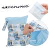 Didiseaon Storage Bag for Menstrual Pad Portable Multi-Function Bag Double Pockets for Travel and Period Kit Storage view 3