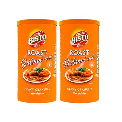 Gravy Granules 320g - Roast Chicken - Create The Perfect Roast Chicken Gravy To Drizzle Over Your Roast Dinner -Flavour: Roast Chicken - Weight: 320g (Approx.) - Pack Of 2
