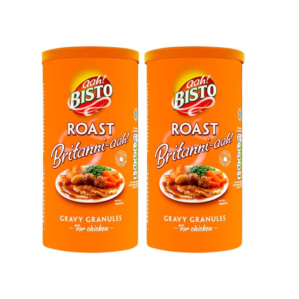 Gravy Granules 320g - Roast Chicken - Create The Perfect Roast Chicken Gravy To Drizzle Over Your Roast Dinner -Flavour: Roast Chicken - Weight: 320g (Approx.) - Pack Of 2