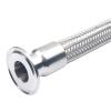 RYJFRYTRY Home & Brewing 32mm(1" DN25) Ferrule50.5mm Tri Clamp Braided Flexible Hose For Homebrew Distillation,Length 1500mm,Sanitary Tube SS304 Wine accessories view 1